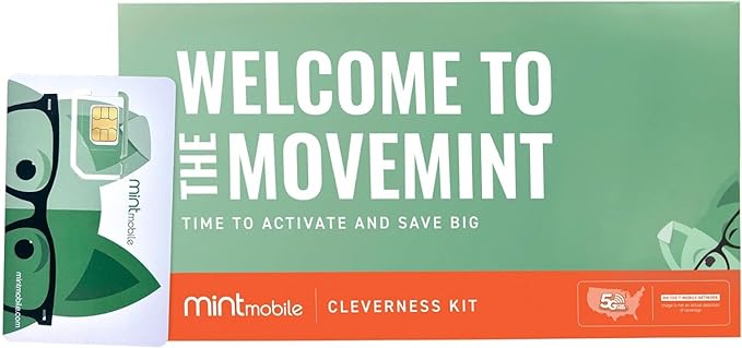 $30/mo. Mint Mobile Phone Plan with Unlimited Talk, Text & Data for 3 Months (3-in-1 SIM Card)