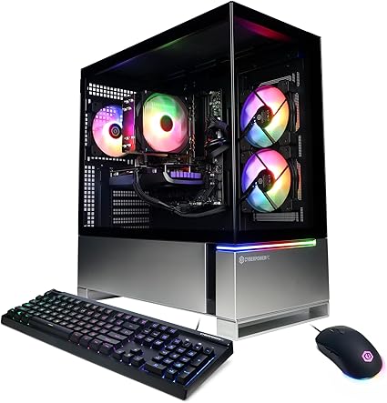 CyberPowerPC Gamer Master Gaming PC, AMD Ryzen 7 8700F 4.1GHz, GeForce RTX 4060 Ti 8GB, 16GB DDR5, 1