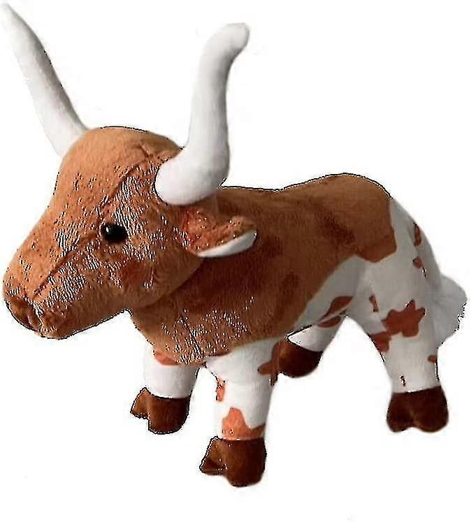 Plush Toy 28cm Simulation Longhorn Plush Toy Cute Kids Toys