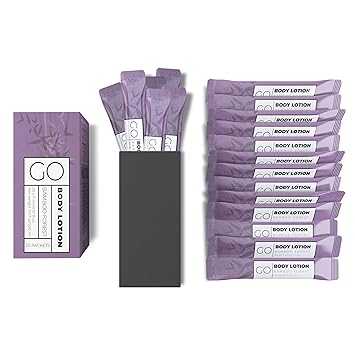 Go Essentials Travel Lotion Single Packets – Body and Hand Lotion for Hydrated Skin and Travel Size 