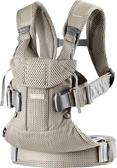BABYBJÖRN New Baby Carrier One Air 2025 Edition, Mesh, Greige