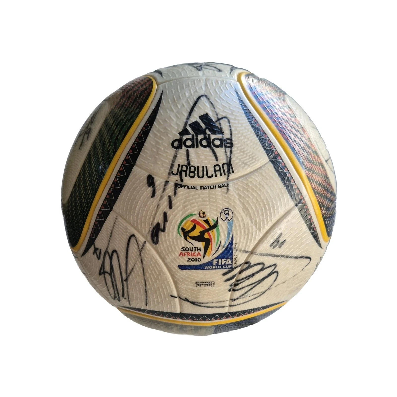 2010 Adidas Jabulani Adidas World Ball Signed-