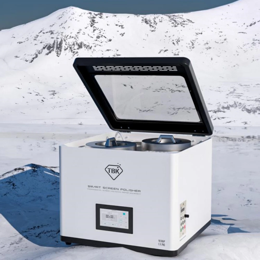 TBK-938F Mini Water Mill Desktop Mobile Phone Screen Scratch Polishing Machine