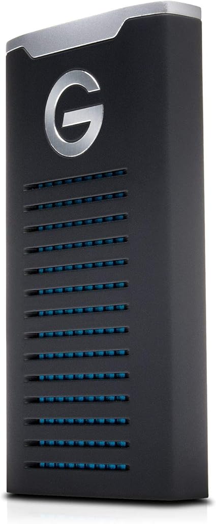 G-Technology 2TB G-DRIVE mobile SSD Durable Portable External Storage - USB-C (USB 3.1), Up to 560 M